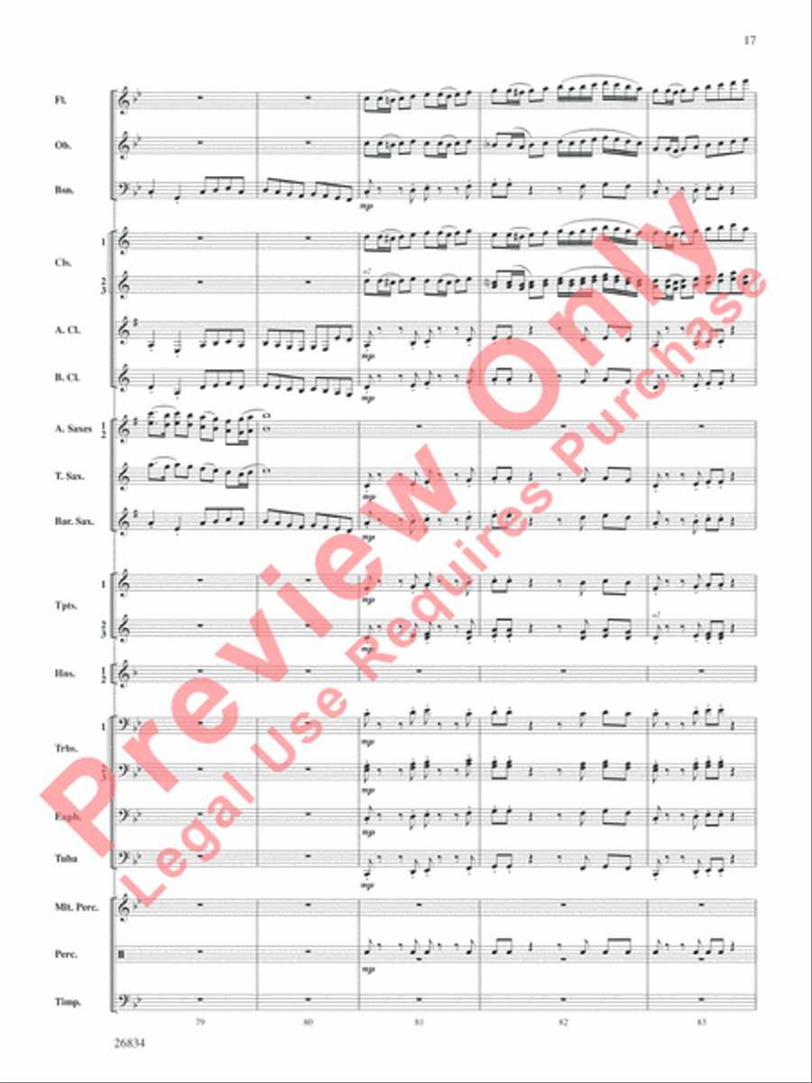 Medal of Valor Medal of Valor Concert Band scores gallery preview page 18