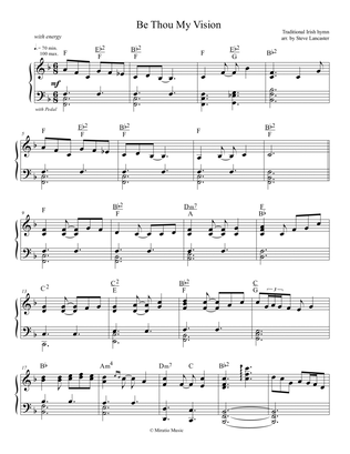 Be Thou My Vision - Celtic arr. for solo piano