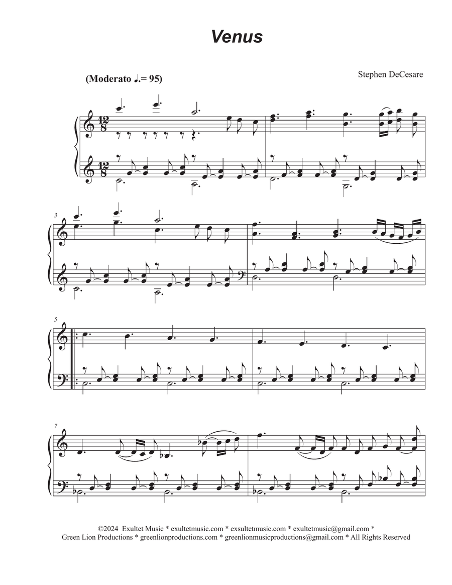 Venus (Piano solo)