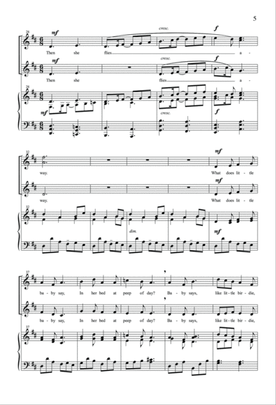 Cradle Song SA scores gallery preview page 3