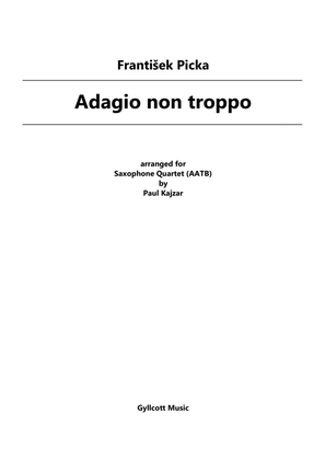 Adagio non troppo (Saxophone Quartet)