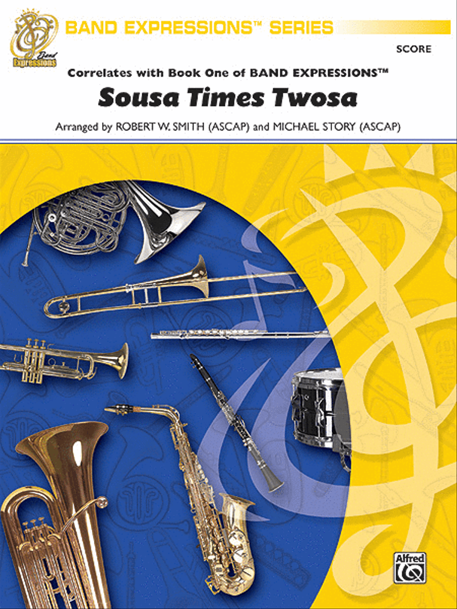 Sousa Times Twosa Concert Band Methods scores gallery preview page 1
