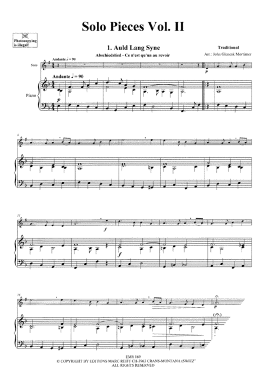 Solo Pieces Vol. 2 Euphonium scores gallery preview page 4