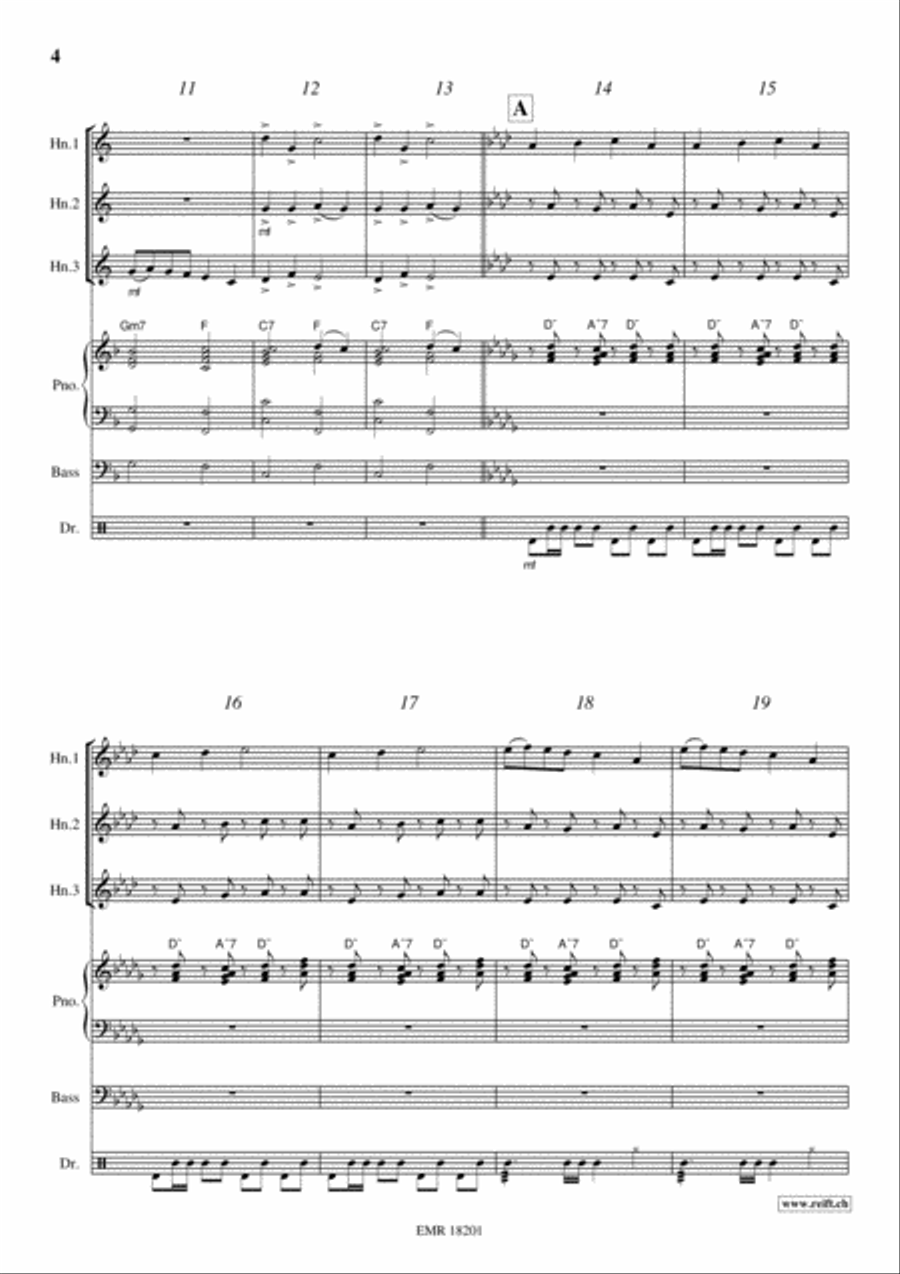 Frere Jacques Horn scores gallery preview page 4