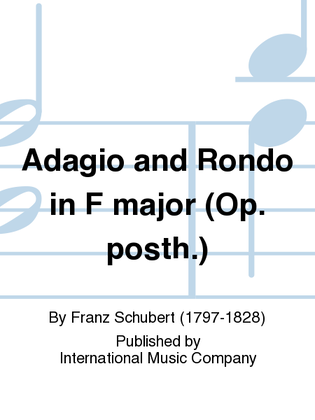 Book cover for Adagio And Rondo In F Major (Op. Posth.)