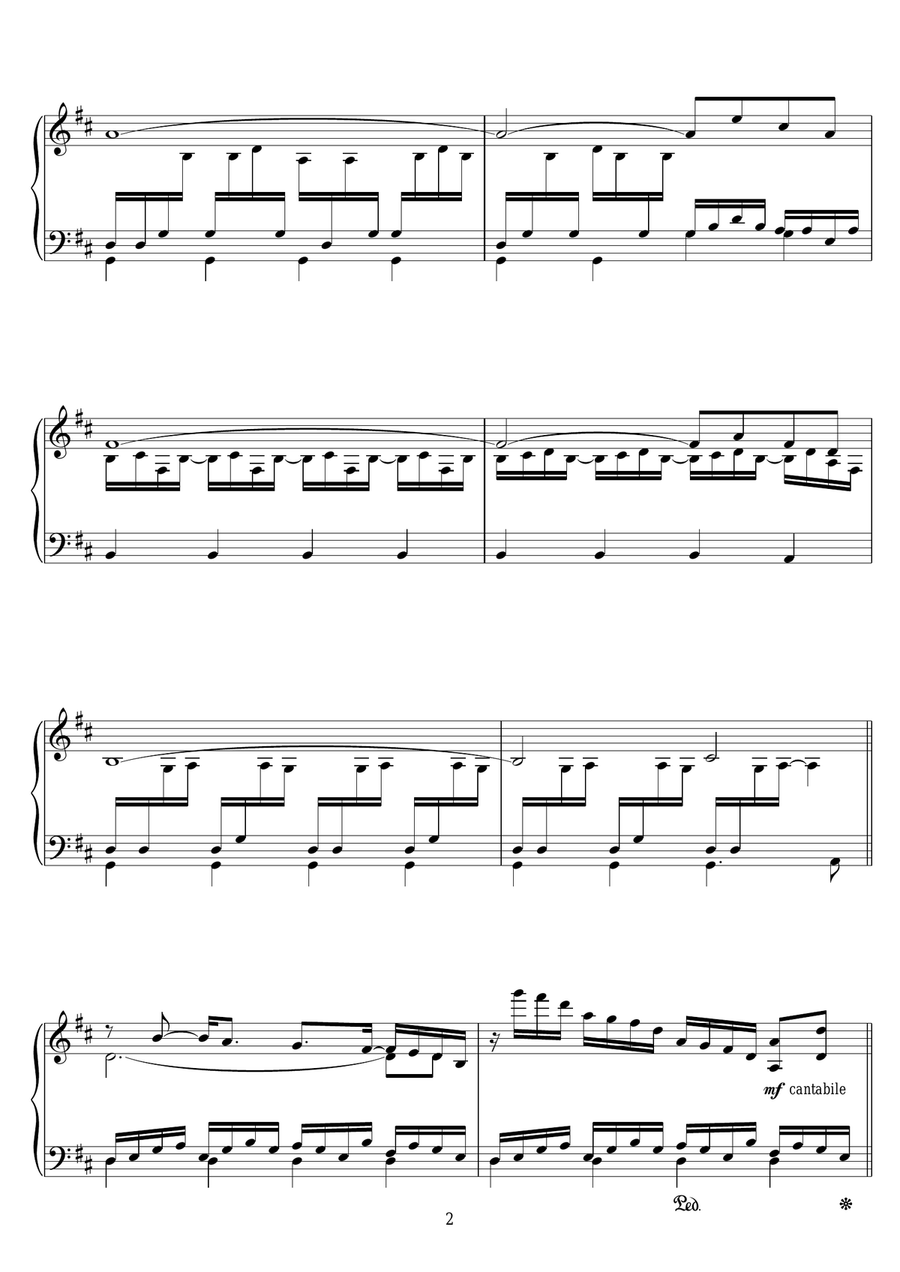 There's No Goodbye Only Love (From 'The Perfect Storm') Piano Solo scores gallery preview page 2