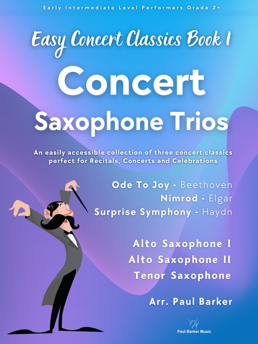Easy Concert Classics - Saxophone Trios Book 1 image number null
