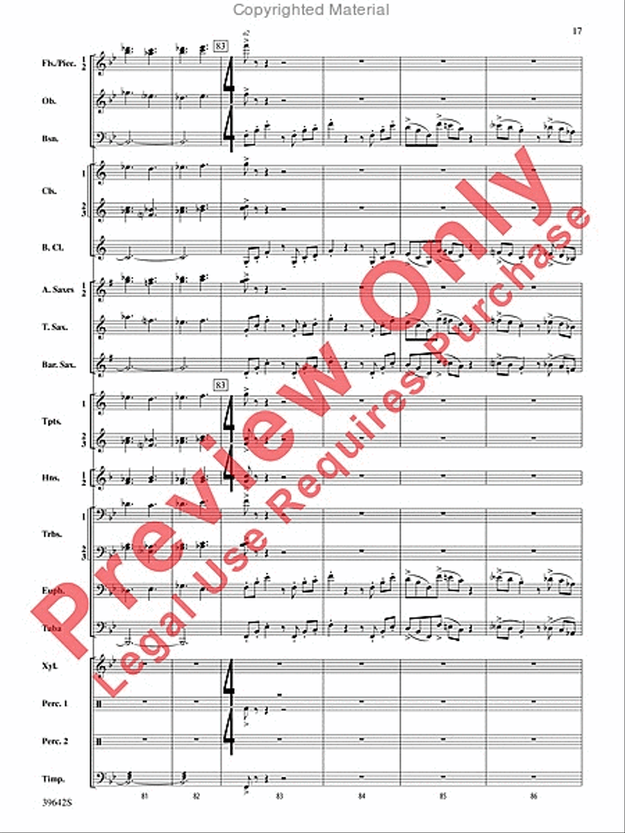Chroma Concert Band scores gallery preview page 18