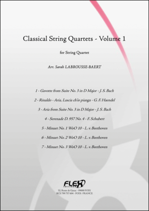 Book cover for Classical String Quartets -Volume 1