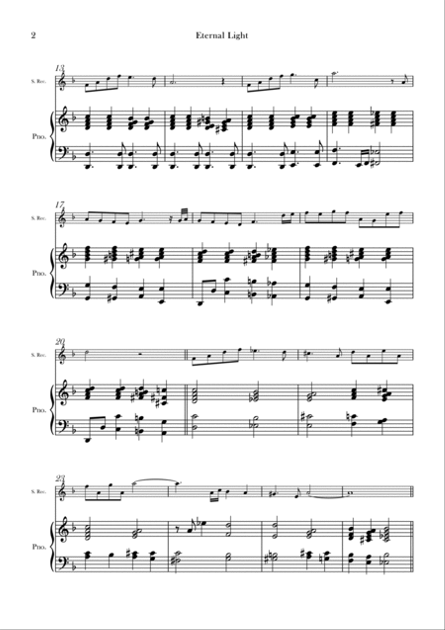 Eternal Light Chamber Music scores gallery preview page 2