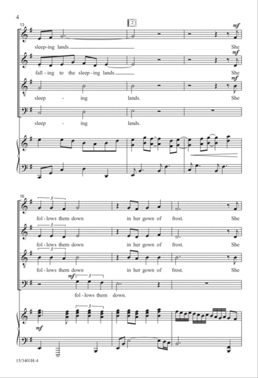 Winter's Waking 4-Part scores gallery preview page 4