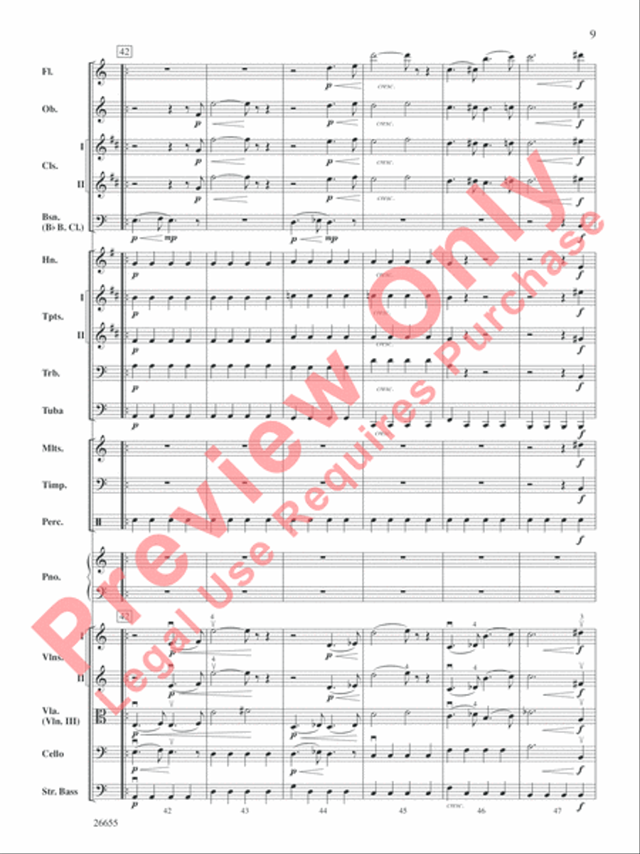 Robin Hood and His Merry Men Full Orchestra scores gallery preview page 10