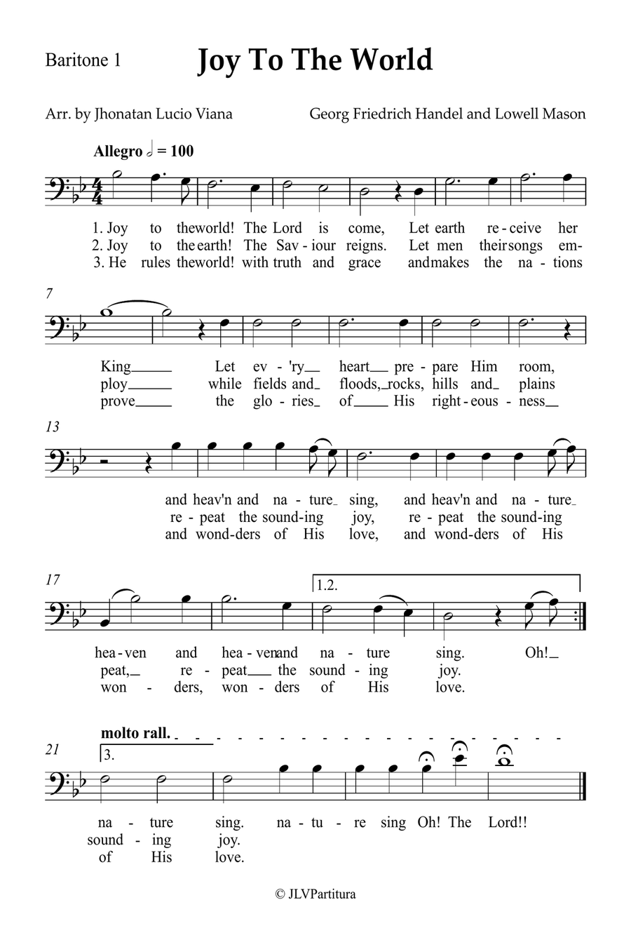 Joy To The World Joy To The World Small Ensemble scores gallery preview page 5