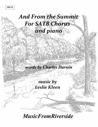 And From the Summit for SATB Chorus and piano