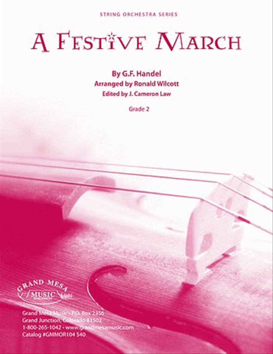 A Festive March String Orchestra scores gallery preview page 1