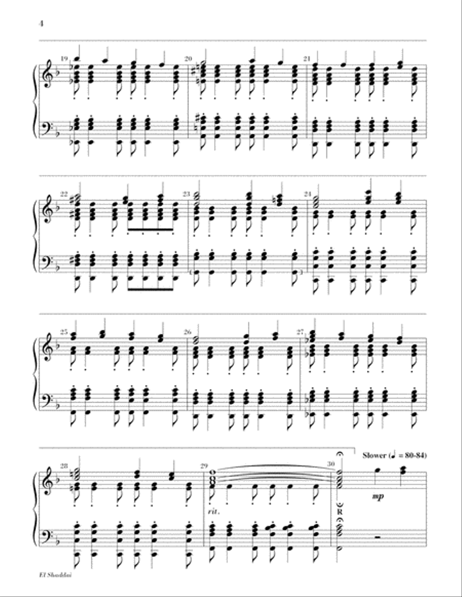 El Shaddai 5-Octaves scores gallery preview page 5