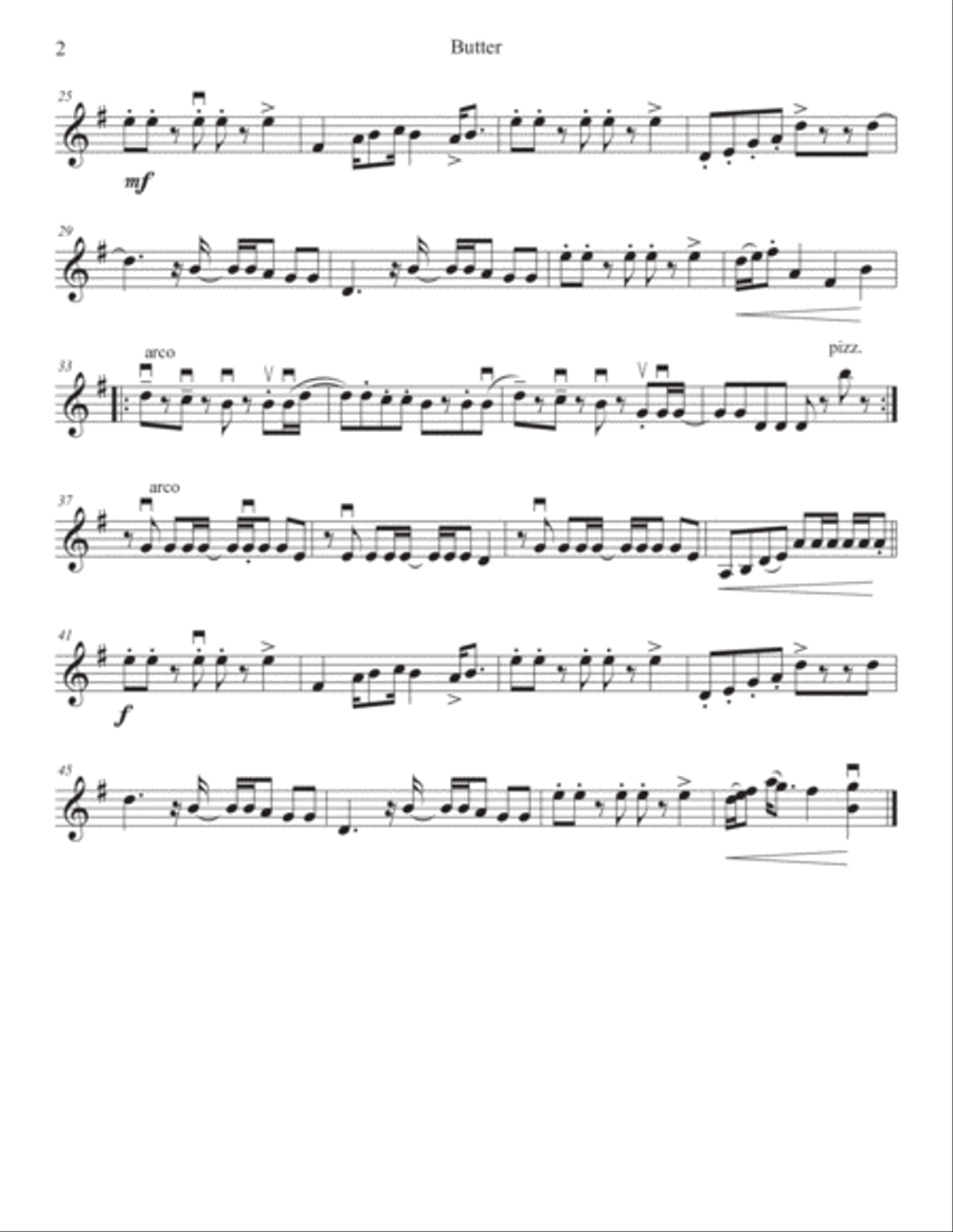 Butter by BTS - Cello, Viola, Violin - Digital Sheet Music