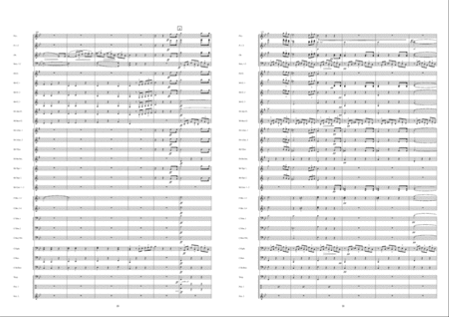Viva Verdi Fanfare Band scores gallery preview page 16