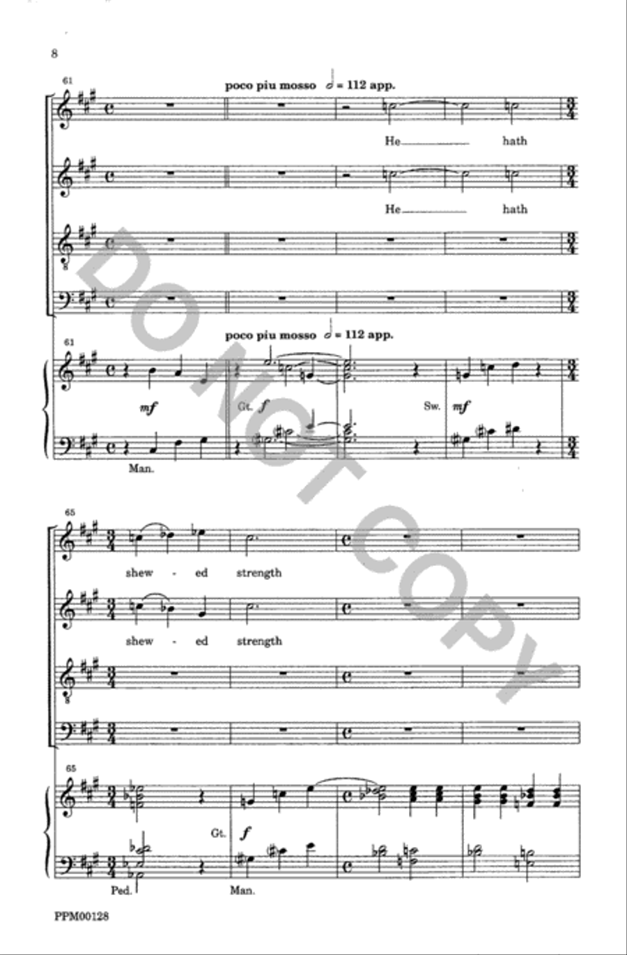 Magnificat and Nunc Dimittis 