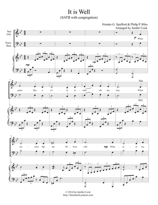 It is Well (Easy SATB)