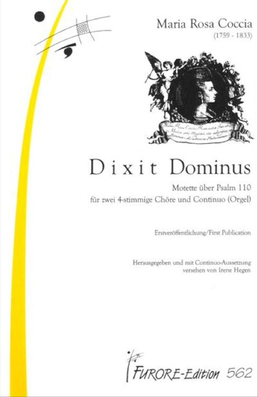 Dixit Dominus Domino meo Mixed Choir scores gallery preview page 1