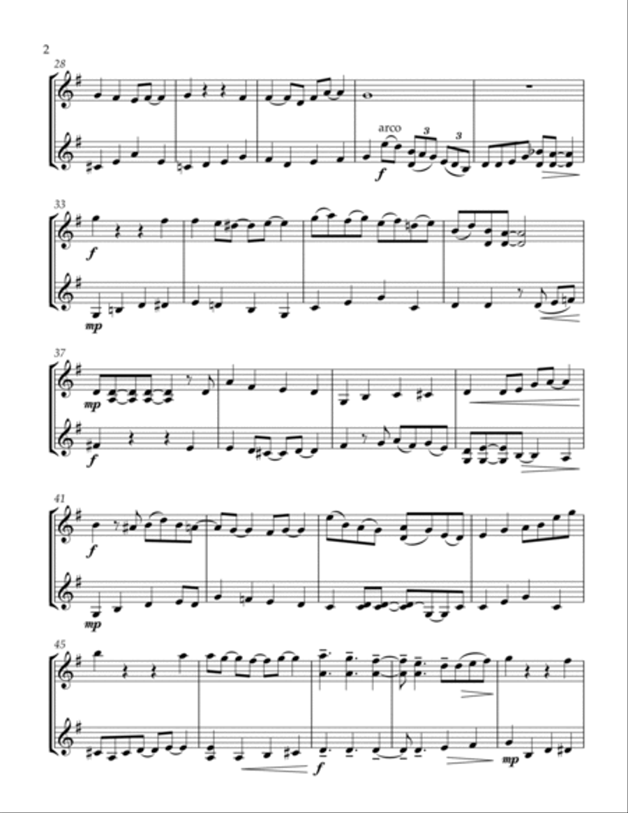 L-o-v-e L-o-v-e String Duet scores gallery preview page 3