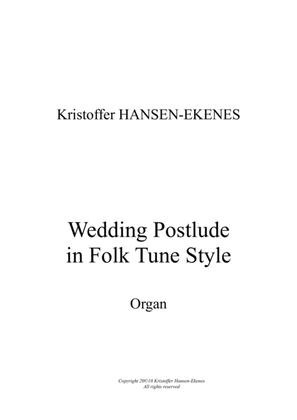Wedding Postlude in Folk Tune Style (organ, Kristoffer Hansen-Ekenes)