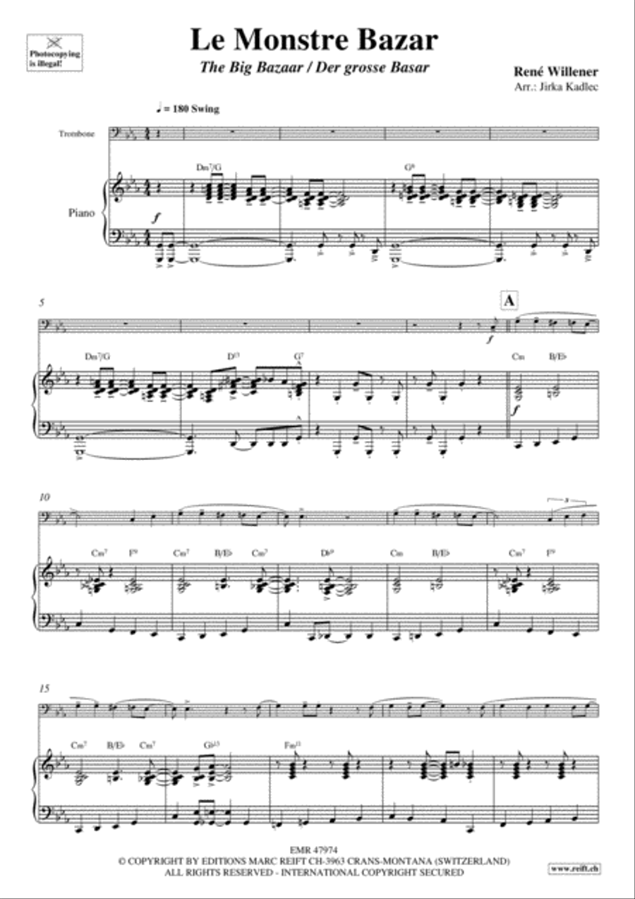 Le Monstre Bazar Piano Accompaniment scores gallery preview page 6