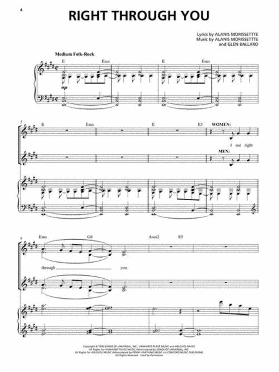 Jagged Little Pill Voice scores gallery preview page 6