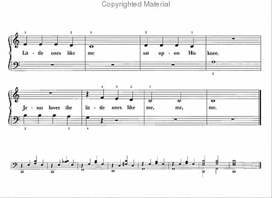 Music in Me - Hymns & Holidays Level 1 Piano Method scores gallery preview page 3
