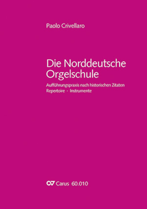 Book cover for Die Norddeutsche Orgelschule