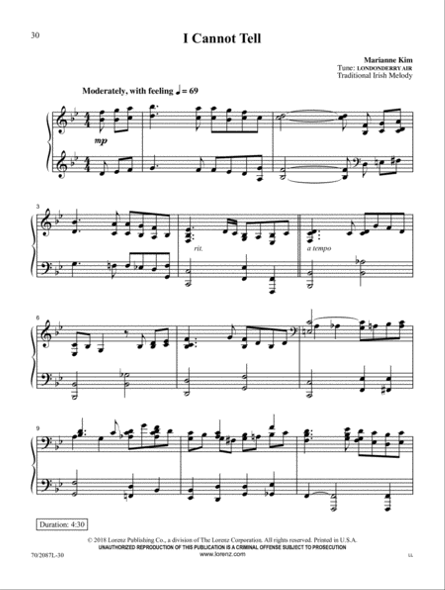 Tell It to Jesus Piano Solo scores gallery preview page 8