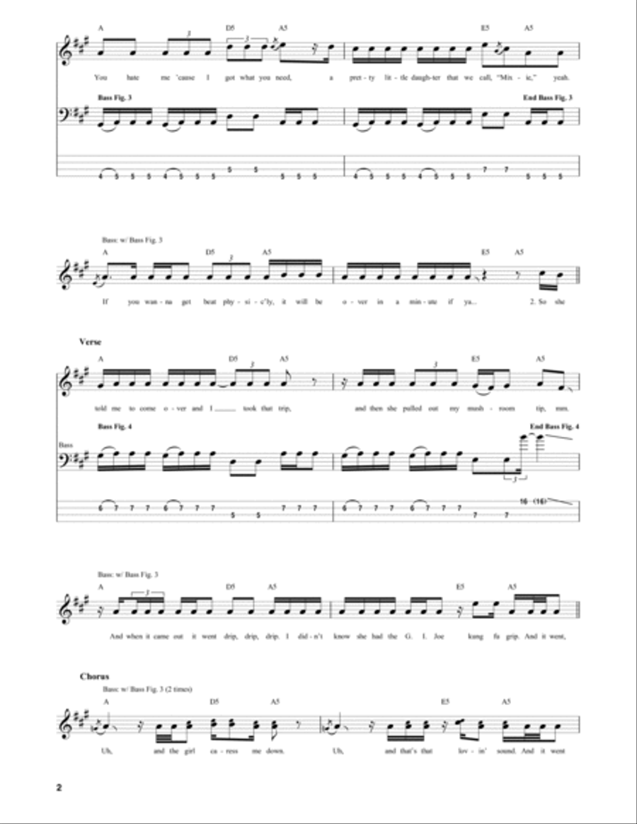 Caress Me Down Caress Me Down Guitar Tablature scores gallery preview page 2