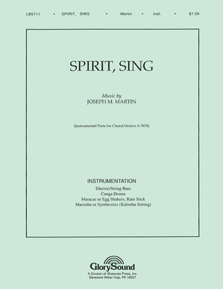 Book cover for Spirit, Sing