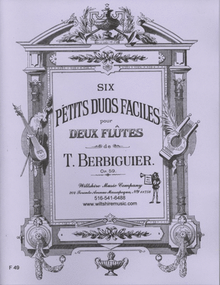 Book cover for 6 Petits Duets Faciles