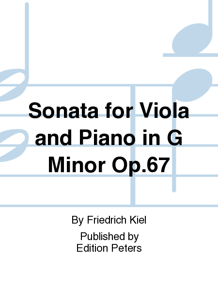 Sonata for Viola and Piano in G Minor Op. 67