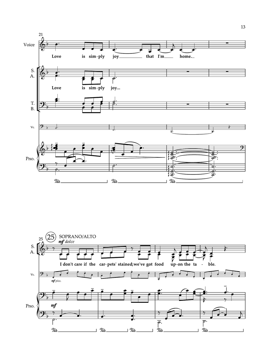Love Is Christmas Divisi scores gallery preview page 3