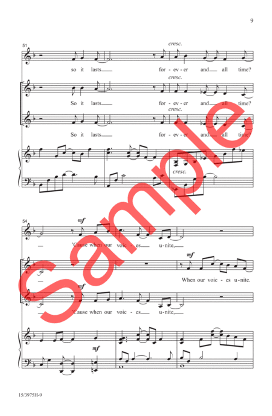 When Our Voices Unite 2-Part scores gallery preview page 9