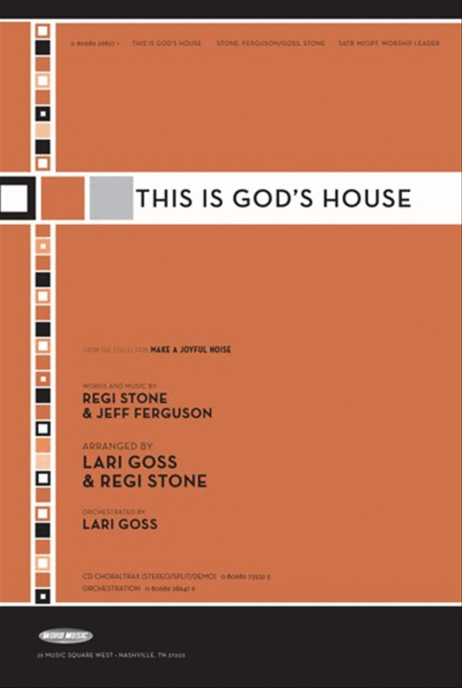 This Is God's House - Anthem 4-Part scores gallery preview page 1