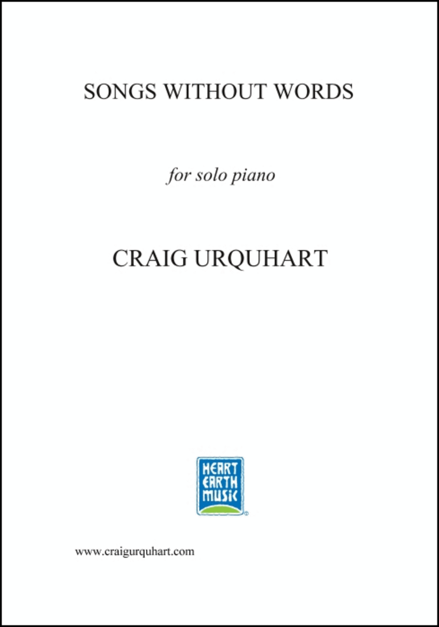 Songs Without Words Harpsichord scores gallery preview page 1