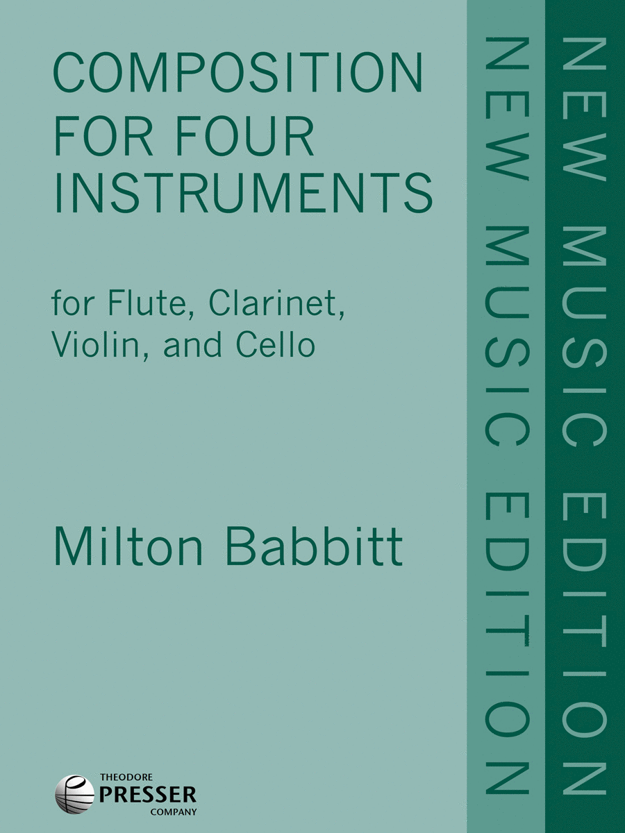 Composition For Four Instruments Chamber Music scores gallery preview page 1