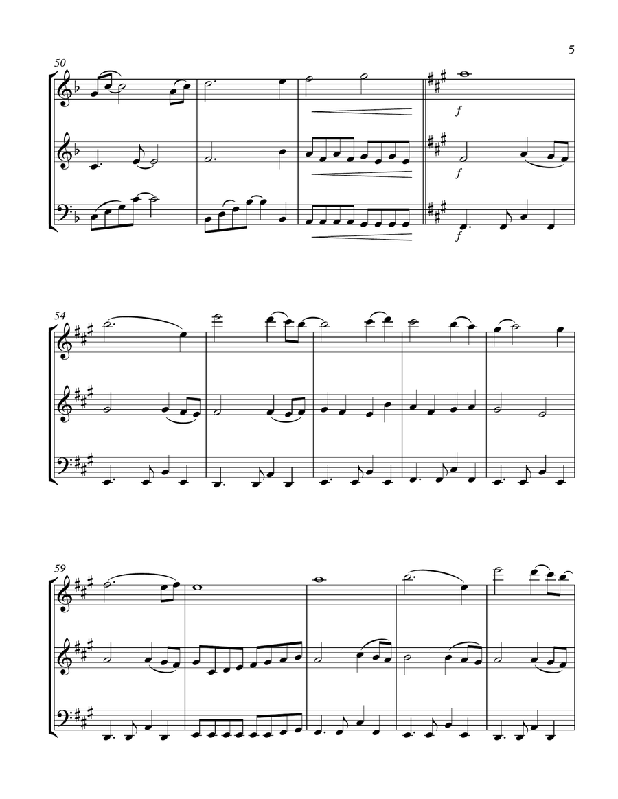 My Heart Will Go On (love Theme From 'titanic') String Trio scores gallery preview page 5