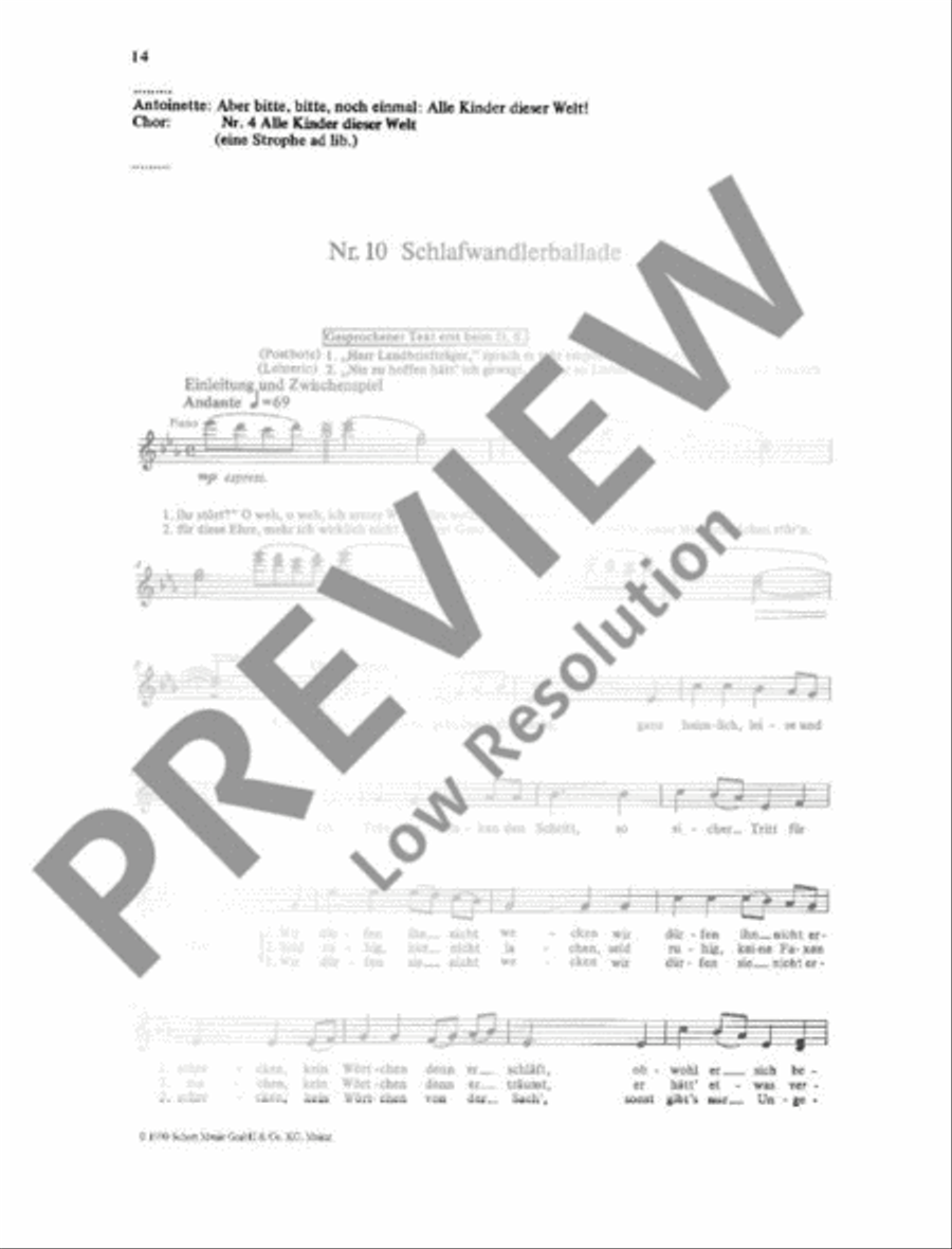 Frieden auf dieser Welt Choir scores gallery preview page 15
