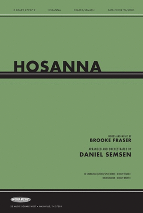 Hosanna - Orchestration