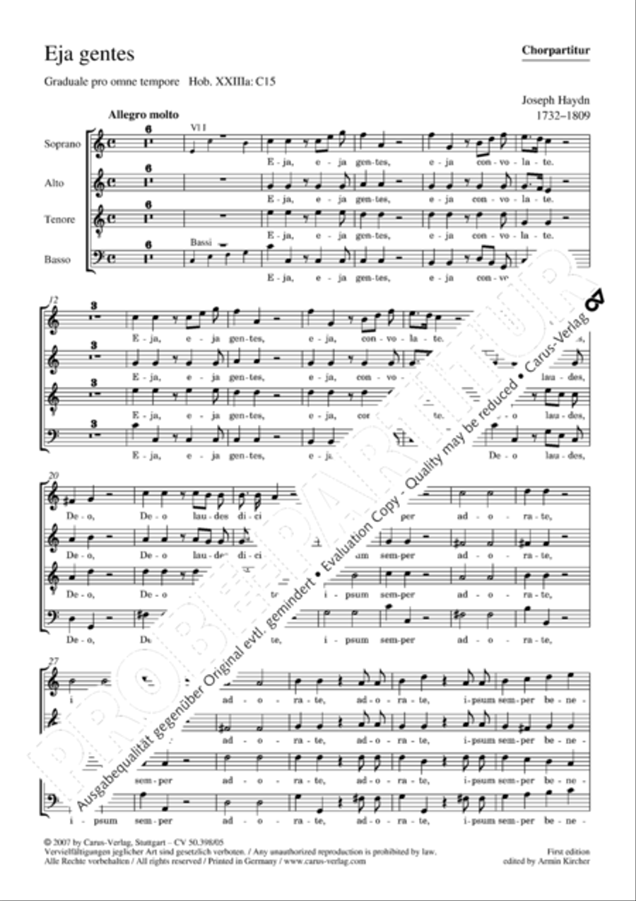 Eja gentes 4-Part scores gallery preview page 2