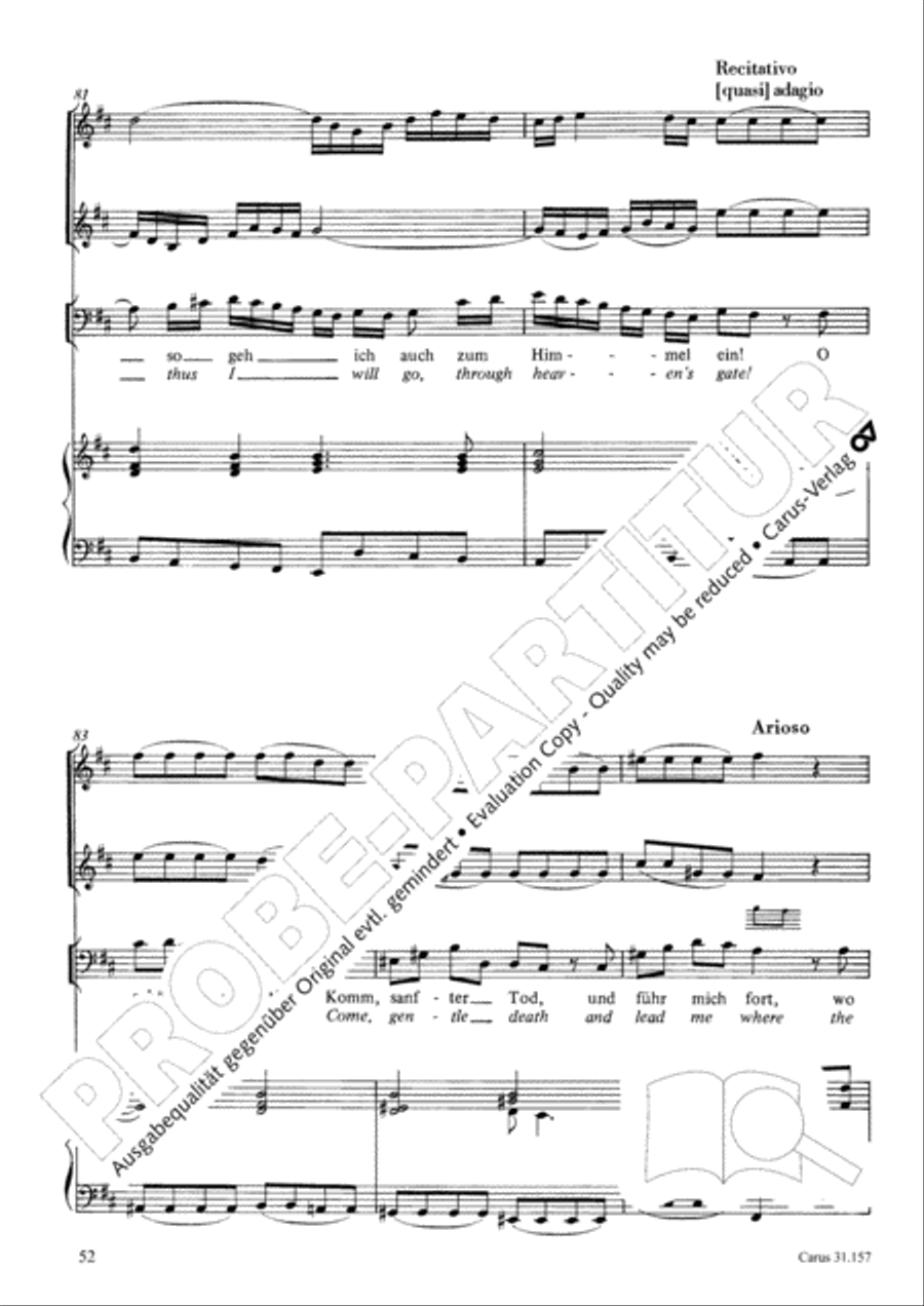 Lord, do not depart until I am blessed (Ich lasse dich nicht, du segnest mich denn) TB scores gallery preview page 53