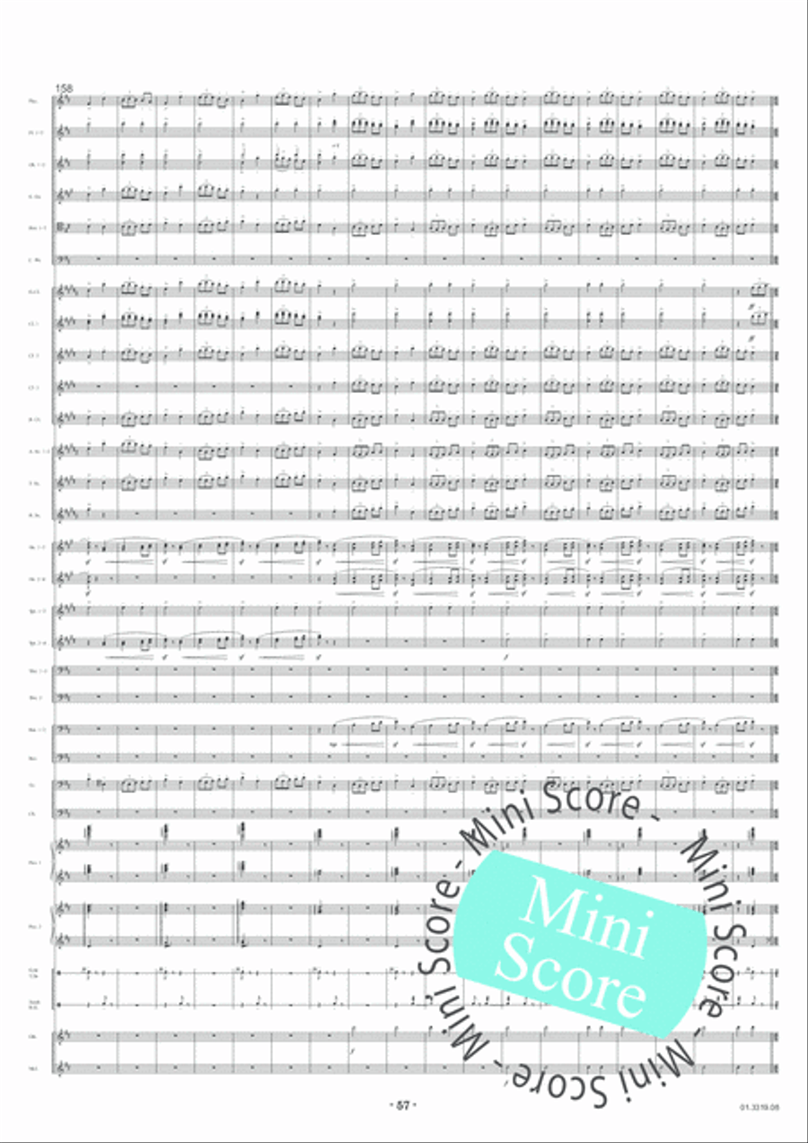 Feste Romane Concert Band scores gallery preview page 61