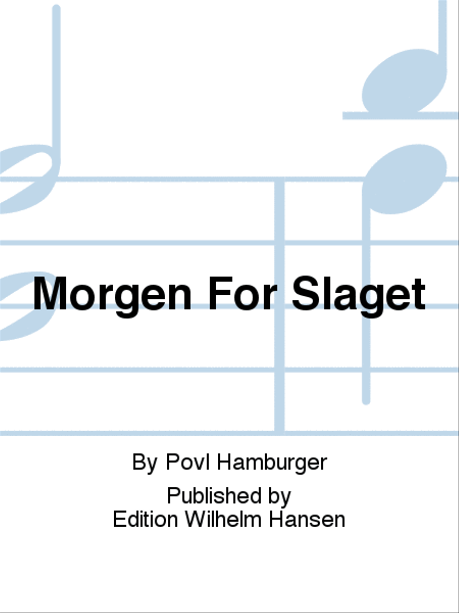 Morgen Før Slaget Morgen Før Slaget Choir scores gallery preview page 1