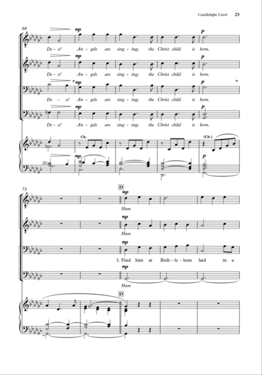 John Rutter Choral Works for TTBB choirs TTBB scores gallery preview page 10
