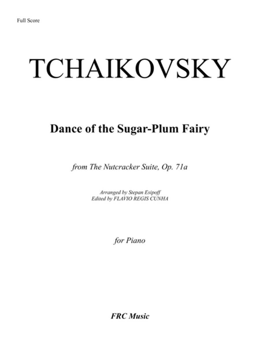 Dance of the Sugar-Plum Fairy for Piano Solo image number null